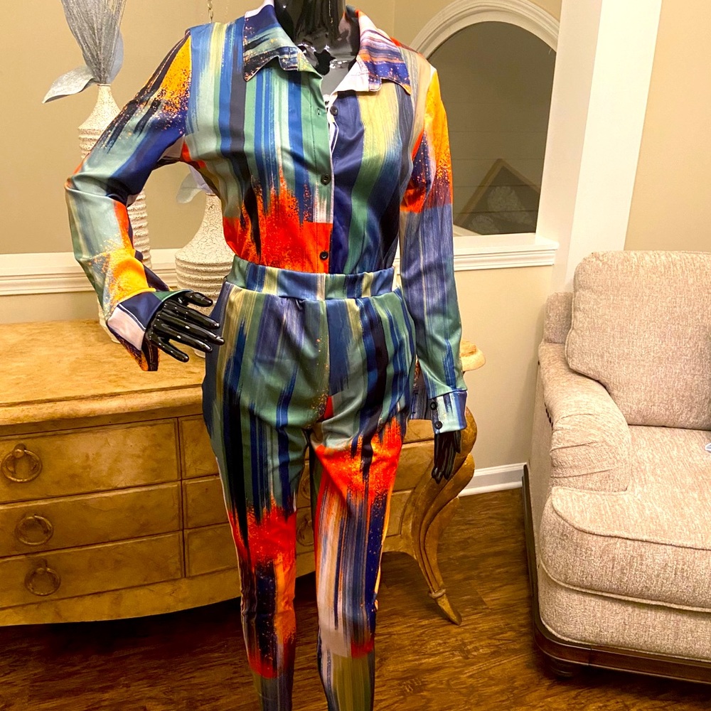 Two piece pants set